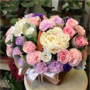 비누꽃 바구니 제작 이미지