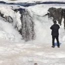 얼음 위를 걸으며 한탄강 협곡과 주상절리를철원 한탄강 얼음 트레킹 이미지