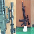 M16A4 노말과 175,200,300 및 이사카 약간비교 이미지