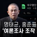 ﻿명태균, 홍준표 대구시장 경선 때도 ‘여론조사 조작 재료’ 확보 - 뉴스타파 이미지