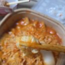 고산떡볶이미친핫도그 | 명랑핫도그 럭키 치즈 떡볶이 세트 내돈내산 라면사리 추가 꿀조합🌭❤️