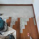 강남구 삼성로150 미도아파트 붙박이장 철거 후 빈자리 원목마루 연장시공으로 깔끔하게 해결!