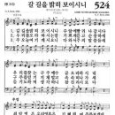 새찬송가 524장 - 갈 길을 밝히 보이시니 이미지