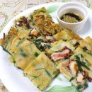 해물파전, 사실상 기름에 절인 탄수화물입니다 절대 드시면 안 됩니다 이미지