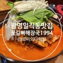 문출래감자탕 코다리찜 | 광명 일직동맛집 추천 푸짐한 점심으로 든든한 한끼 ㅣ꽃길감자탕뼈해장국 1994