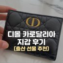달달리아 | 출산 선물 추천, 디올 카로달리아 지갑 후기