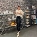 비건스토리(VEGAN STORY) | glossy vegan leather skirt mid/long