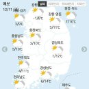 ⛄12월 11일 금요일 간추린 뉴스와 날씨⛄ 이미지