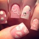 핑크네일아트 이미지