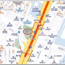정발장군 동상 앞 교통섬 | 윤공단, 정발장군 동상, 송상현 광장 : 2025. 3. 31