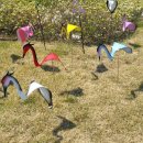 학 조형물 이미지