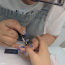 익산 네일샵 산타네일에서 이달아 스팽글 네일후기