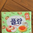 청우 플랑 납작복숭아 새콤달콤한 납작복숭아가 들어간 타르트 과자