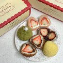 떡산 압구정 갤러리아점 | 압구정 갤러리아 카페 디저트 맛집 답례품 선물로도 좋은 연백딸기모찌
