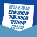 종합소득세 단순경비율 기준경비율 기장의무 대상자 구분법 이미지