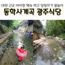 정은아모듬전,대전얼음 | 대전 근교 아이랑 당일치기 계곡 공주 동학사 식당 백숙 (f. 광주식당)