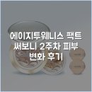 (주)에이지엔 | 에이지투웨니스 팩트 써보니 2주차 피부 변화 후기