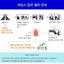 라오스 입국 절차 안내 이미지