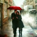 빨간우산 이미지