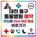 신흥동물병원 | 대전 동구 동물병원 예약 방법과 24시 야간 응급 바로가기