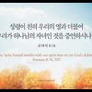 오늘의 '영어성경 사진'(894강) “성령님의 증언”(로마서 8장 16절) 이미지