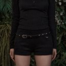 락시클럽 | 여성 벨트 코디 추천 - 카키포인트 스터드 벨트 후기