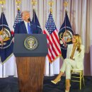 트럼프의 환영 만찬, 145국 정상 문전성시… 李대통령은 불참 이미지