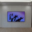 중흥에듀오션작은도서관 | 부산 중흥S클래스에듀오션 벽걸이 티비 77인치 올레드 무타공 TV 설치