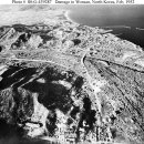 1952년 원산 폭격 항공 사진 이미지