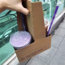 양재역 커피빈 양재스포타임점 신메뉴 우베크림 코코플로트 후기 사이즈비교 칼로리 내부사진