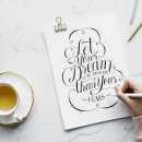 딥펜 캘리그라피 이미지