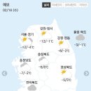 2월 16일 수요일 간추린 뉴스와 날씨 이미지