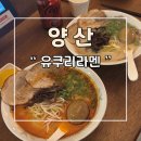 양산 물금 일본분위기 라면집 유쿠리라멘 추천