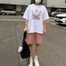[캐릭터 티셔츠 하나로 완성한 여름 코디] 이노에 키티티셔츠 후기