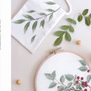 보태니컬 패브릭아트 이미지