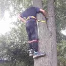 나무 올라갈때 착용하는 승족기 등목기 안전벨트 테스트 동영상 이미지