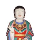 평창 상원사 문수전 목조동자상(3구) 이미지