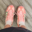 6782 | 운동화추천] 오사카에서 사온 일본기념품 아디다스 가젤 인도어 W 핑크(IG6782) 사이즈 팁 / 착용샷 / 코디