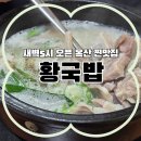 옥산낚시터 | 청주 옥산 맛집 황국밥｜새벽 5시 오픈 아침식사 국밥집 (머리국밥 후기)
