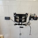 세븐일레븐진주시티프라디움 | 진주벽걸이티비설치 65인치 진주역로 시티프라디움 타공설치및선정리