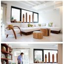 woodworker and interior designer at their home 이미지