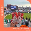 그루터기(오사카야끼 문학구장점) | 인천 야구장 인천SSG 랜더스필드 3루 내야 209블록 D열 1번 2번 좌석뷰 먹거리