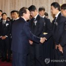 축구 국가대표팀 만찬 사진 이미지