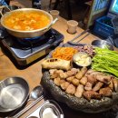 와운통나무산장가든 | [청주 봉명동 맛집] 미나리삼겹살 맛집_산장삼겹 본점(feat. 대창짜글이)