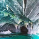 칠레 파타고니아의 마블동굴( Marble Caves in Patagonia, Chile) 이미지