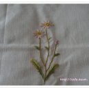 야생화 자수 이미지