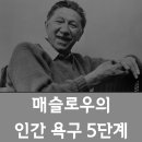 매슬로우의 인간 욕구 5단계 이미지