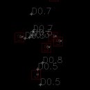 좌표 x,y,z 값이 캐드에 뿌려지면서 해당좌표에 심벌과 텍스트가(코드값) 자동으로 생성되는 리습 수정문의입니다 이미지