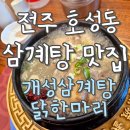 전주 호성동 삼계탕 맛집 &#39;개성삼계탕 닭한마리&#39; 내돈내산