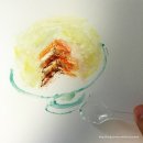 수채화 케이크 이미지